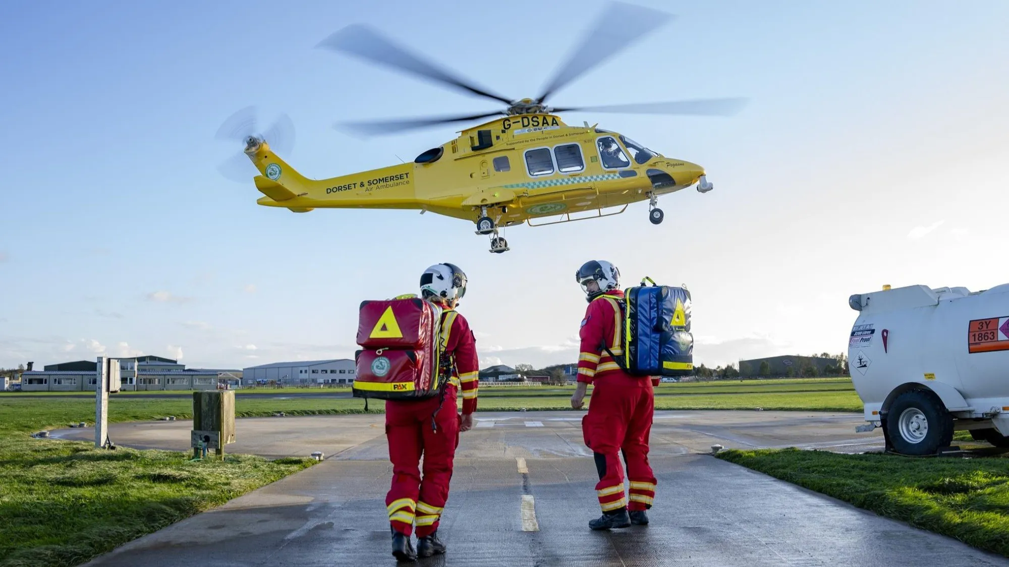 AVoptics Proud to Support Michal’s Fundraising for Dorset and Somerset Air Ambulance