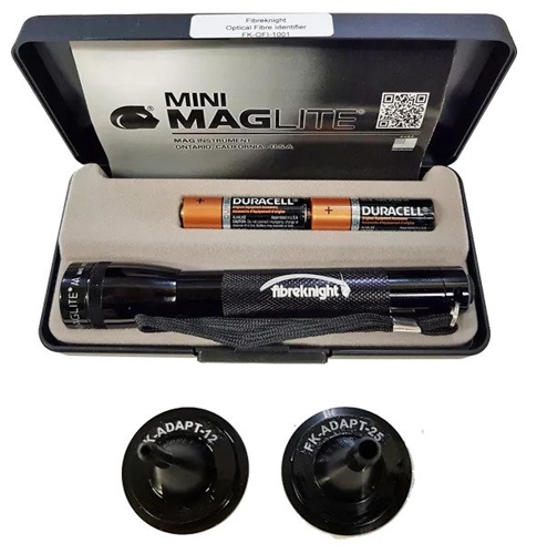 FK/OFI/1005 Optical Fibre Identifier, 1.25 mm & 2.50 mm Adaptors